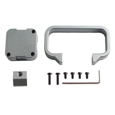 Aluminium Griff Aluminium Halterung 3D Druck Setup ausgehöhlte Struktur