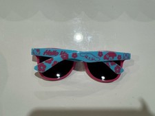 Hello Kitty Pink Floral Round Girls' Sunglasses Lightweight Full Rim Plastic