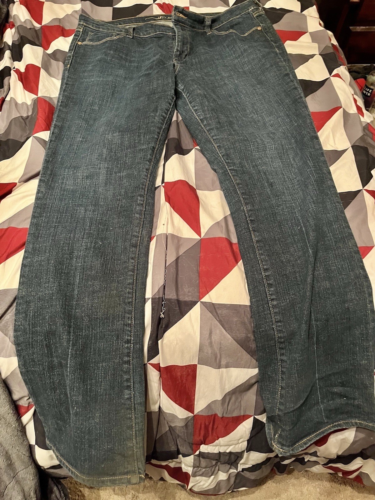 Old Navy Women's The Sweetheart Bootcut Size 14 Dark Wash Blue Denim Jeans