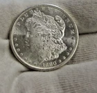 1880 S US Morgan Silver Dollar $1 Nice Lustrous Unc