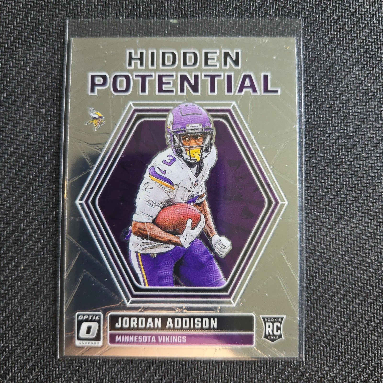 2023 Panini Donruss Optic - Hidden Potential Jordan Addison #HP-JA (RC)