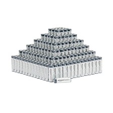 Basics 300-Pack AA Alkaline Industrial Batteries, 1.5 Volt, 5-Year Shelf Life
