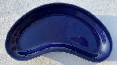 Retired Fiesta Ware Cobalt Blue Bistro Crescent  (2017-19) Salad Plate 2nds VGUC