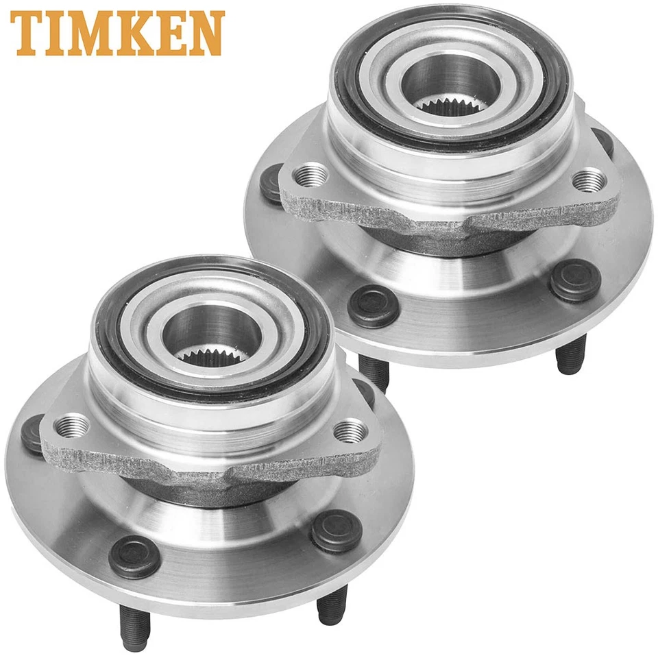 4WD Pair TIMKEN Front Wheel Bearing Hub 515006 for 1994-1999 Dodge Ram 1500 Foto 2 de 4