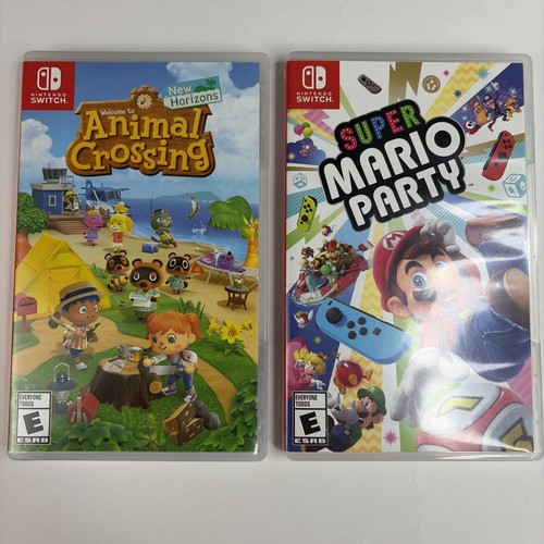 Animal Crossing New Horizon & Super Mario Party Bundle Nintendo Switch