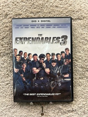 The Expendables 3 DVD 2014 Stallone Statham Banderas Snipes Ford Schwarzenegger