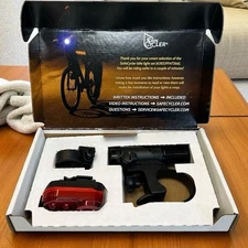SafeCycler Bike Light Set – Front & Rear LED Lights w/ Mounts – New in Box