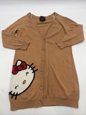Forever 21 Hello Kitty Sweater Women S Brown Graphic Print Logo . 48388