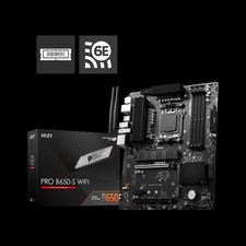MSI PRO B650-S WIFI Motherboard, ATX - Supports AMD Ryzen 9000/8000/7000 Series.