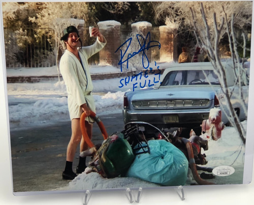 RANDY QUAID AUTO JSA Signed 8x10 PHOTO wCOA Card CHRISTMAS VACATION COUSIN EDDIE