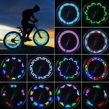 LED Bike Wheel Lights, Waterproof Spoke Safety Lights with 30 Patterns