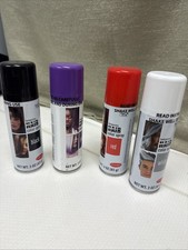 GOODMARK Temporary Hair Color Spray NEW SEALED 3 Oz Cans Black, Purple Red White