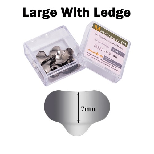 50Pc Dental Sectional Contoured Matrix bands S/M/L Matrices band stainless steel - Picture 15 of 15