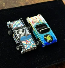 Vtg Micro Machines ‘63 Thunderbird Convertible + ‘59 Cadillac Convertible Set.