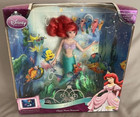 Disney Little Mermaid Ariel Porcelain Doll Movie Memories Brass Key Nib Rare Htf