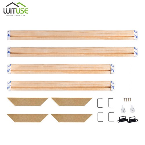 Canvas Stretcher Bars Frames Sturdy Wood Strips Kit Art Paintings Multiple Frame - Picture 55 of 75