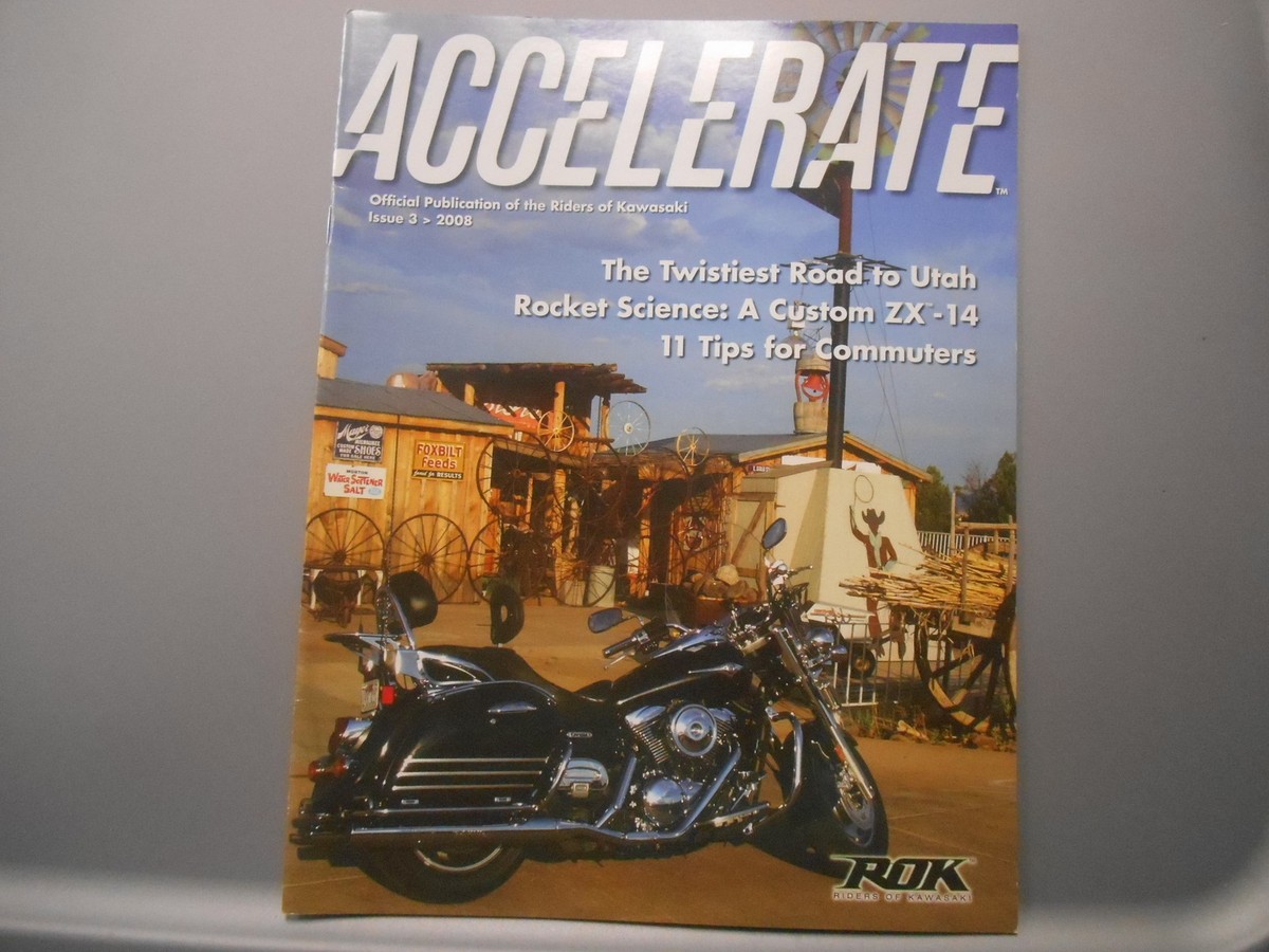 Accelerate Riders of Kawasaki Official Publication Magazine News