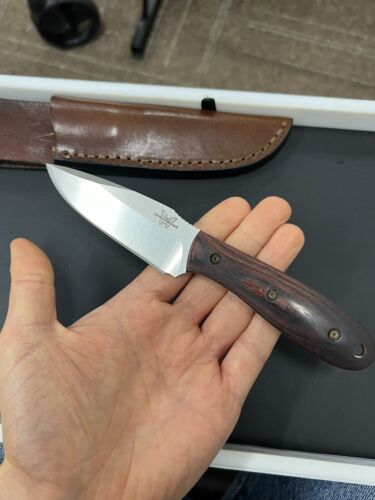 Benchmade 180 Outbounder 440C McHenry & Williams w/ Leather Sheath - Picture 2 of 10