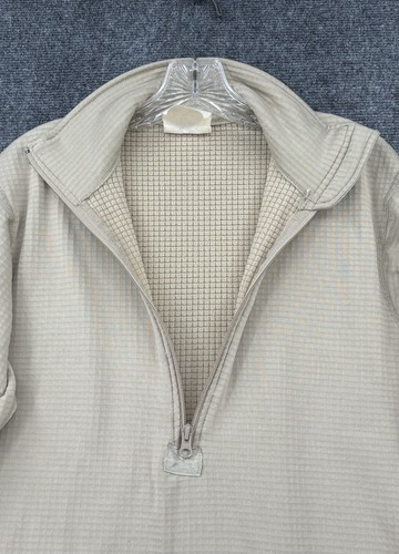 Polartec 1/4 Zip Pullover Activewear Shirt Jacket Women’s Small Regular Beige - Picture 5 of 11