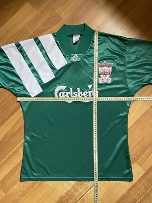 LIVERPOOL 1992 1993 AWAY FOOTBALL SHIRT SOCCER JERSEY ADIDAS sz 40