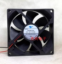 HXH HDH0912UA DC12V 0.30A 9025 9CM 2-Wire Cooling Fan