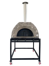 Vera Pizza Ovens Ercole AM91 - Mushroom Mosaic Tiled Wood Fired Pizza Ovens, Ash
