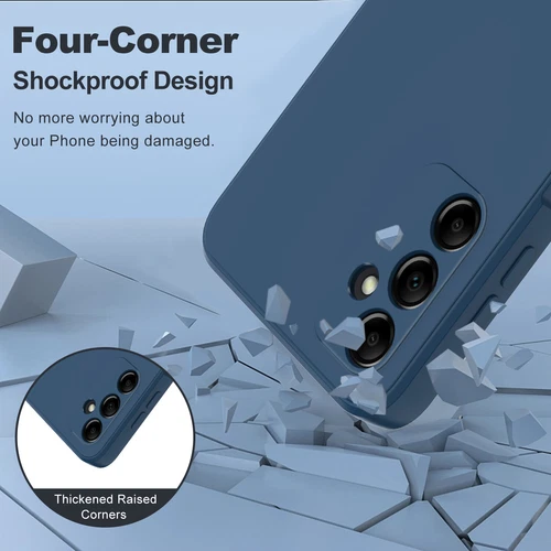 Custodia silicone antiurto telefono 5G per Samsung Galaxy A14 A15 A54 A55 A25 - Foto 39 di 56