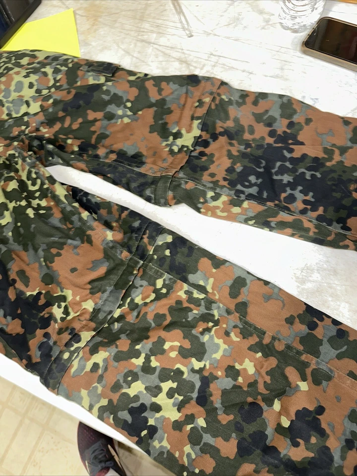 Camo Cargo BDU Hunting Pants Youth Size XL 14J  Zips Into Shorts - Image 3 of 4