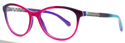 COCO SONG Sparkling Tears CV209 2 Pink Purple Womens Eyeglasses 53-16-135 B:41 A