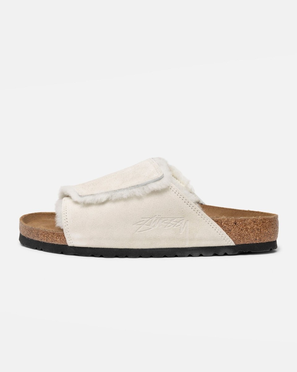 Stussy × BIRKENSTOCK Solana Green Bone Caramel 3colors US 2 Stussy × BIRKENSTOCK Solana Green Bone Caramel 3colors US 2