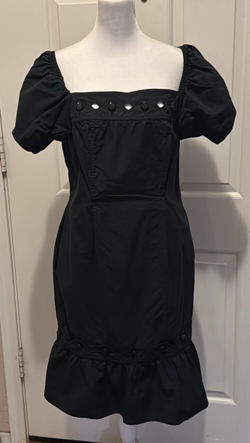 Abito Yves Saint Laurent tasche orlo rimovibile 34 32 36 lunghezza 40” EU38 US6