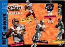 1995 Collector's Choice Crash The Playoffs #CP7 Troy Aikman Randall Cunningham