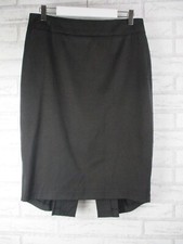 Review womens pencil skirt black split back 12
