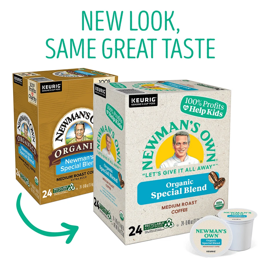 Newman's Own Organics Mezcla Especial Café 24 a 144 Tazas Keurig K Elige Cualquier Tamaño Foto 2 de 4