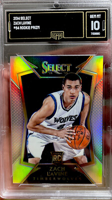 2014-15 Panini Select ZACH LAVINE Rookie Silver Prizm RC 10 GEM 