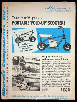 ACI Flyer Aviation Parts Catalog January 1967 Aircraft Components Inc. Michigan