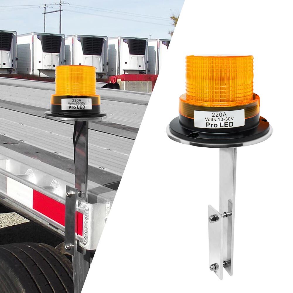 Mirror Mounted Beacon Lights SWS Warning Lights Inc. BRACKET KIT 1/2