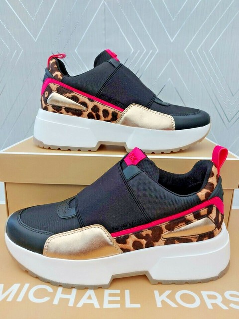 michael kors leopard trainers