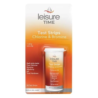 Leisure Time Test Strips Chlorine and Bromine 50 test strips