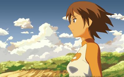 Anime makoto shinkai 5 centimeters per second girls face Playmat Game Mat Desk