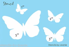 Stencil Butterfly Joy Garden Insect Country Cabin Porch Deck Art Craft DIY Signs