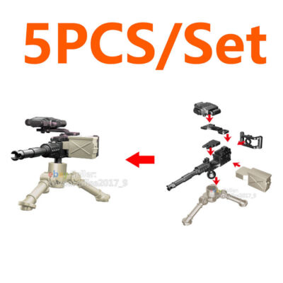 #ad Custom Military Brick Weapons Gun Accessories For Minifigure DIY MOC $9.52