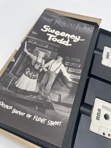Sweeney Todd The Demon Barber of Fleet Street 1979 Cast Recording Cassettes - Picture 4 of 8