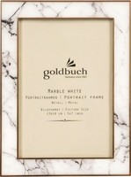 Goldbuch Metall-Portraitrahmen Marble 13X18 Cm Weiß