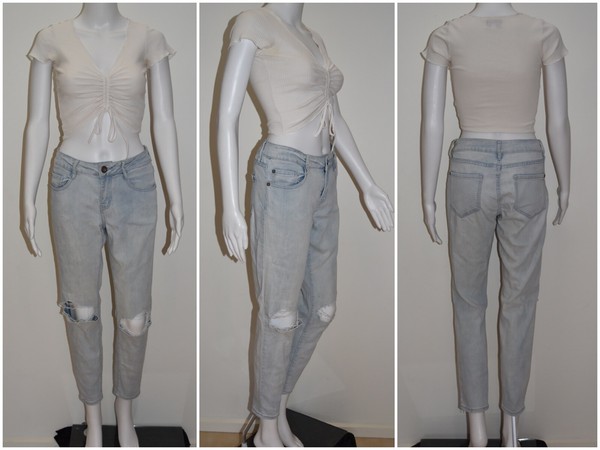 COTTON ON The Ripped Skinny Jean 7/8 Length - Size 8 - EUC