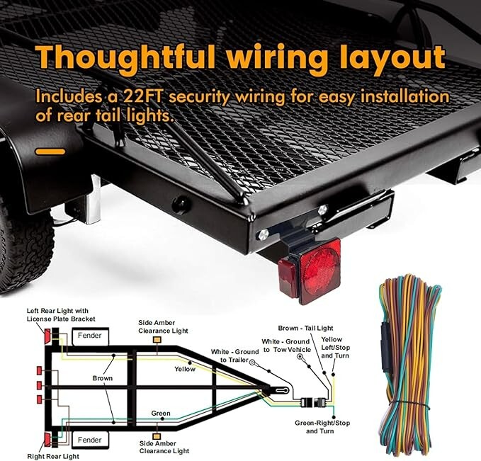 MAXXHAUL 70205 Trailer Light Kit 12V All LED, Left and Right