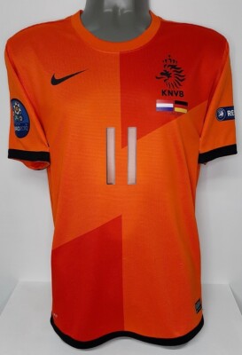 NIKE HOLLAND EURO 2012 ROBBEN S VS GERMANY ORIGINAL SHIRT JERSEY