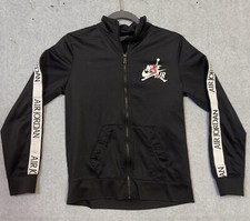 Nike Air Jordan Jumpman Full Zip Black Track Jacket Youth Large Boys 12-13 yrs