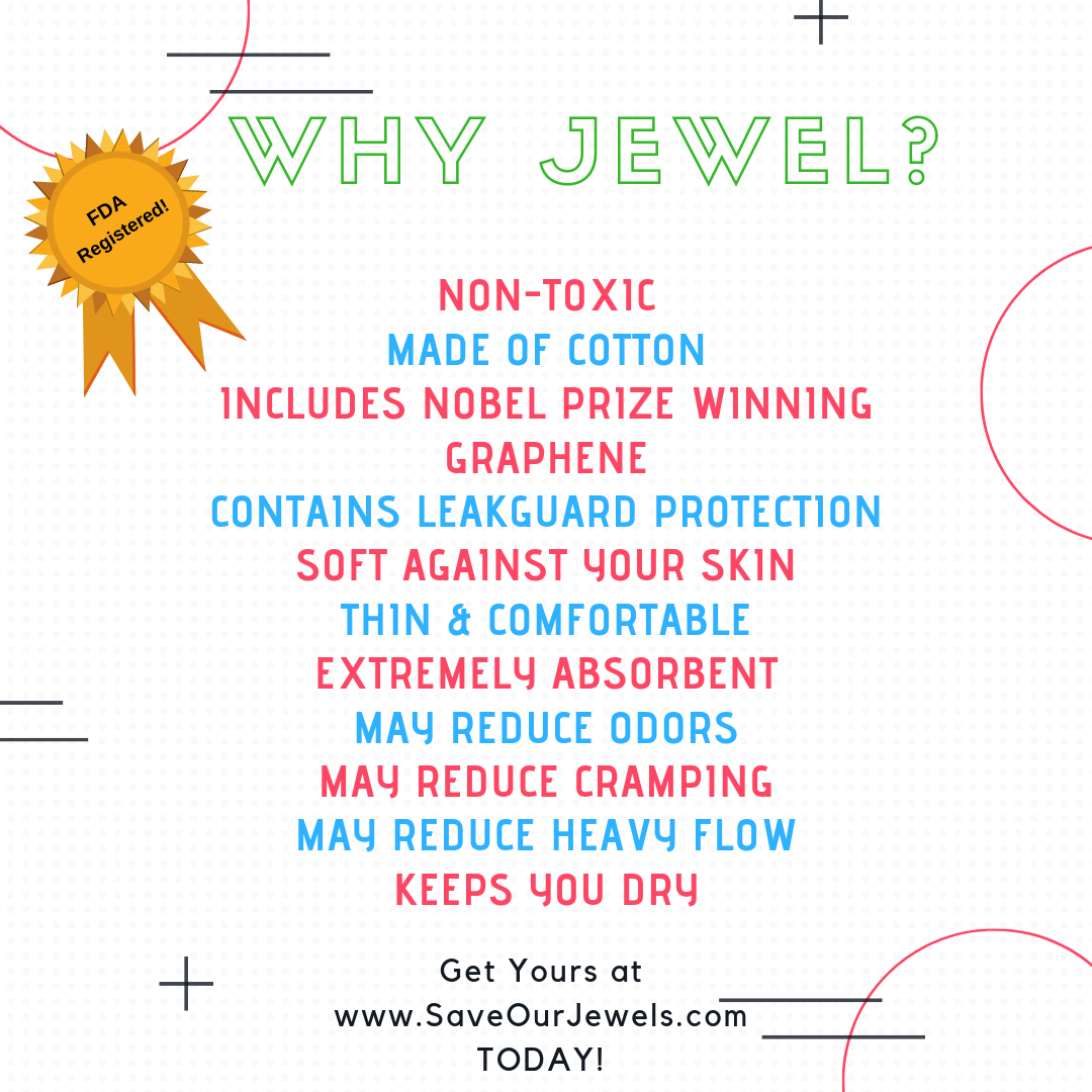 Reign Pads / Jewel Pads / NonToxic Sanitary Napkins (w/ Nobel Prize Graphene) eBay