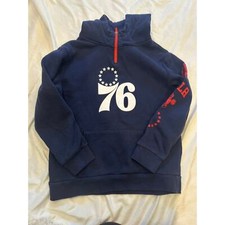 14/16 Kids 76ers hooded sweater